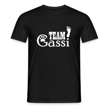 Chien chien - T-shirt homme - noir - Devant - AI Model Male 178 light (178cm)