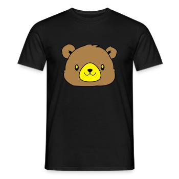 bär - T-shirt homme - noir - Devant - AI Model Male 178 light (178cm)