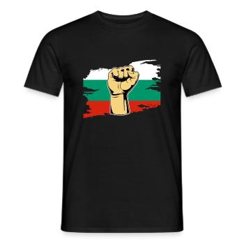 Faust Bulgarie Balkan Bulgarie - T-shirt homme - noir - Devant - AI Model Male 178 light (178cm)