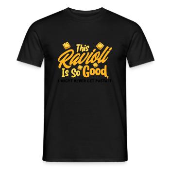 Noodles Noodle Lover Ravioli Cadeau - T-shirt homme - noir - Devant - AI Model Male 178 light (178cm)
