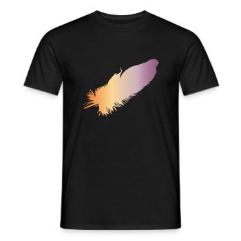 Feder7 - Männer T-Shirt - Schwarz - Vorne - AI Model Male 178 light (178cm)