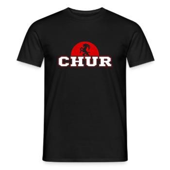 Chur - Männer T-Shirt - Schwarz - Vorne - AI Model Male 178 light (178cm)