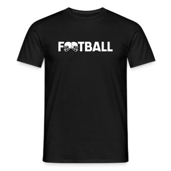 Football - T-shirt homme - noir - Devant - AI Model Male 178 light (178cm)