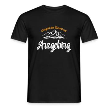 Erzgebirge Heimat - Männer T-Shirt - Schwarz - Vorne - AI Model Male 178 light (178cm)