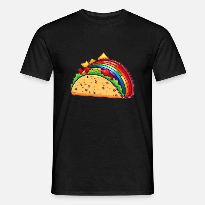 Taco arc-en-ciel (Si vous savez que vous savez) - T-shirt homme - noir