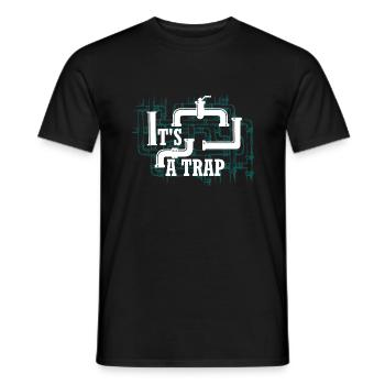 It's A Plumber Pipefitter Wrench - Men's T-Shirt - black - Front - AI Model Male 178 light (178cm)