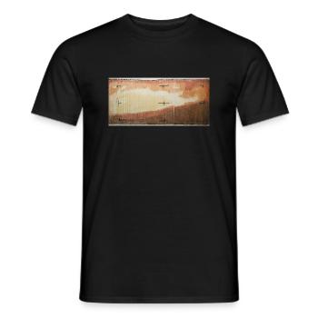 the first ever Photo of Mars - Männer T-Shirt - Schwarz - Vorne - AI Model Male 178 light (178cm)