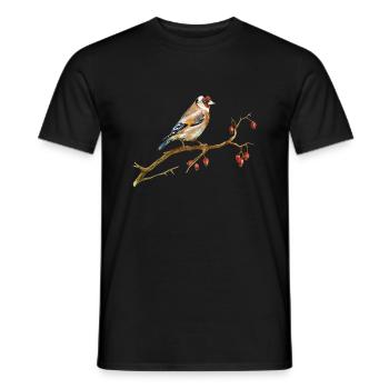 Oiseau - T-shirt homme - noir - Devant - AI Model Male 178 light (178cm)