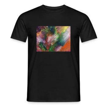 Art - Gemälde - Männer T-Shirt - Schwarz - Vorne - AI Model Male 178 light (178cm)