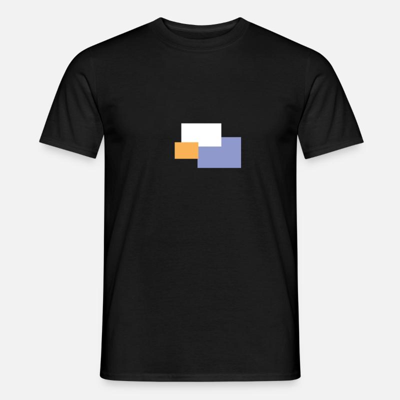 Abstrakt - Männer T-Shirt - Schwarz
