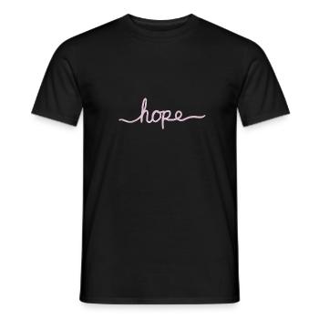 espoir - T-shirt homme - noir - Devant - AI Model Male 178 light (178cm)