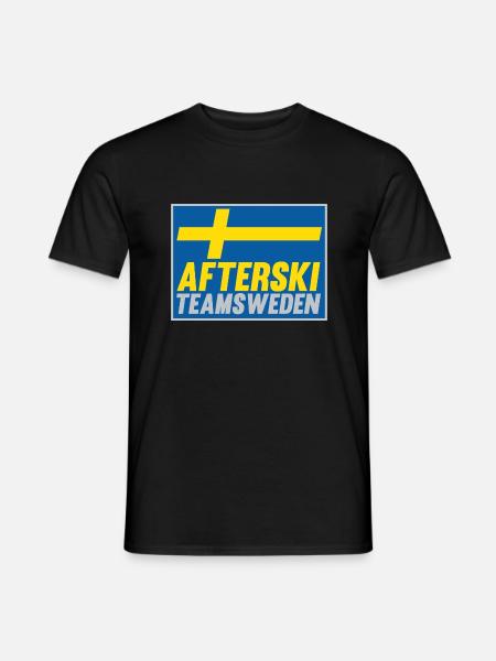 asts classic compact logo - T-shirt herr - svart