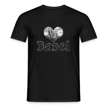 Basler Münster - Männer T-Shirt - Schwarz - Vorne - AI Model Male 178 light (178cm)