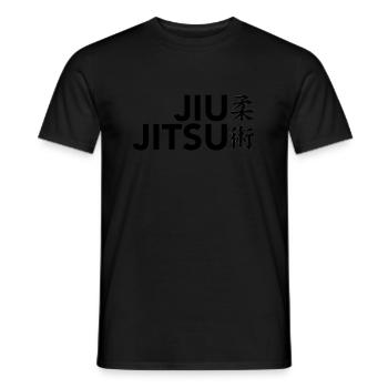 Jiu Jitsu - Men's T-Shirt - black - Front - AI Model Male 178 light (178cm)