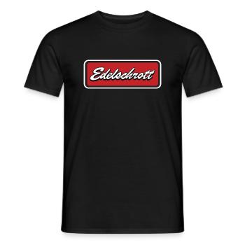 Edelschrott - Männer T-Shirt - Schwarz - Vorne - AI Model Male 178 light (178cm)