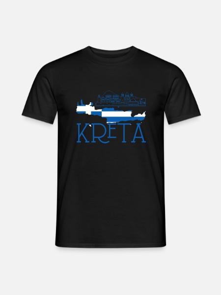 Kreta Griechenland by The Manzanita´s - Mænd T-shirt - sort