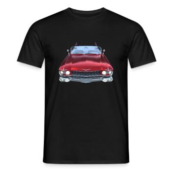 cadillac - T-shirt homme - noir - Devant - AI Model Male 178 light (178cm)