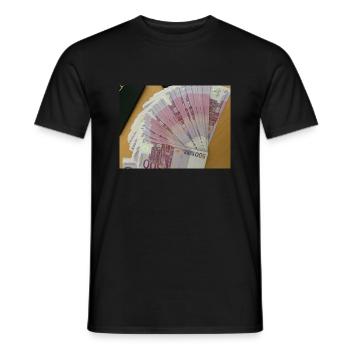 Argent - T-shirt homme - noir - Devant - AI Model Male 178 light (178cm)