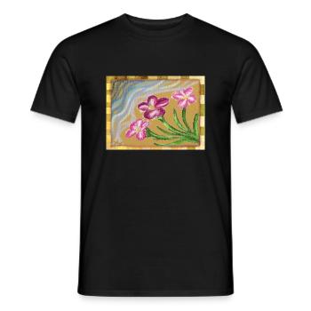 primrose 2010 - Men's T-Shirt - black - Front - AI Model Male 178 light (178cm)