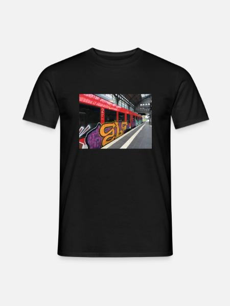 Grafitti Style - Männer T-Shirt - Schwarz
