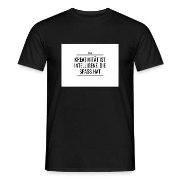 presentie Zitat - Männer T-Shirt - Schwarz - Vorne - AI Model Male 178 light (178cm)