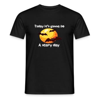 Halloween - Bats humour - T-shirt homme - noir - Devant - AI Model Male 178 light (178cm)