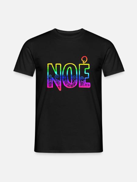 noe rs rainbow - Men's T-Shirt - black