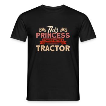 Traktor Viehzüchter Landwirt Geschenk - Männer T-Shirt - Schwarz - Vorne - AI Model Male 178 light (178cm)