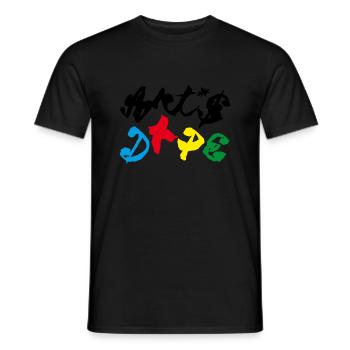 I LOVE ARTS - T-shirt homme - noir - Devant - AI Model Male 178 light (178cm)