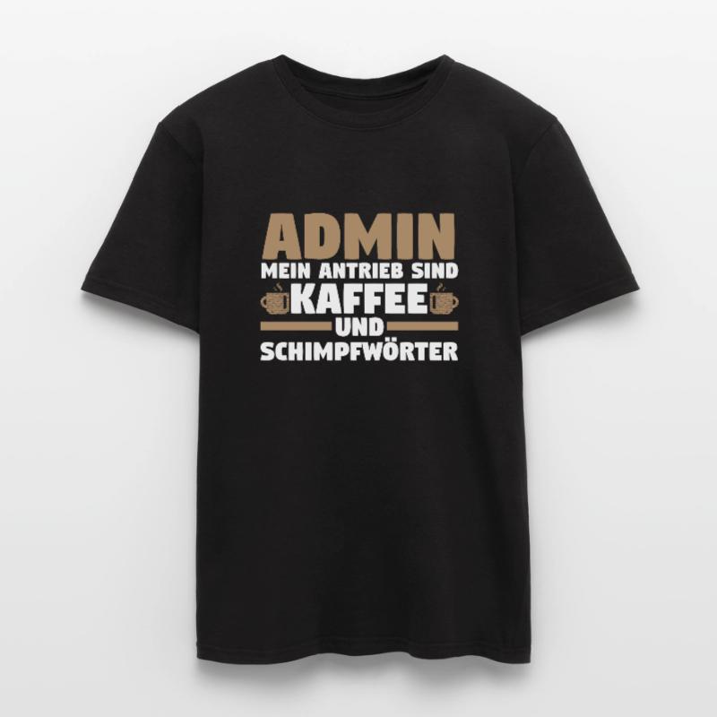 Administrator Informatiker Kaffee Programmierer Ad Männer T-Shirt