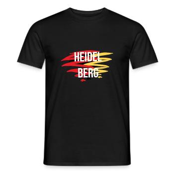 Gift for child from Heidelberg - Men's T-Shirt - black - Front - AI Model Male 178 light (178cm)