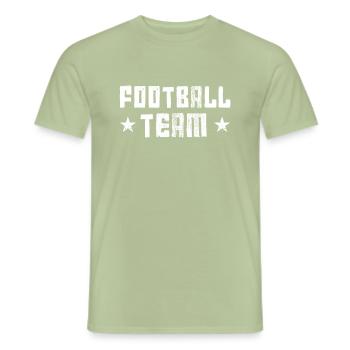 Football Team - Men's T-Shirt - sage - Front - AI Model Male 178 light (178cm)