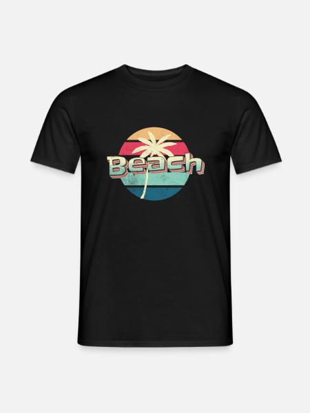 Beach Breeze - Men's T-Shirt - black