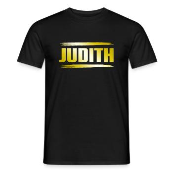 Judith - Männer T-Shirt - Schwarz - Vorne - AI Model Male 178 light (178cm)