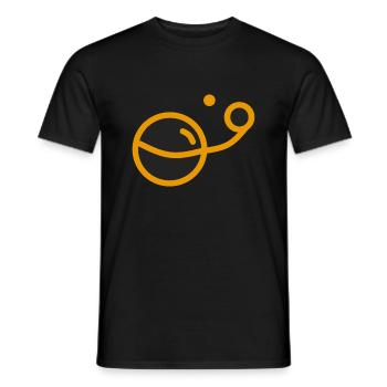 Universum - Männer T-Shirt - Schwarz - Vorne - AI Model Male 178 light (178cm)
