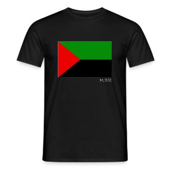 Flagge M.972 (weiß) - Männer T-Shirt - Schwarz - Vorne - AI Model Male 178 light (178cm)