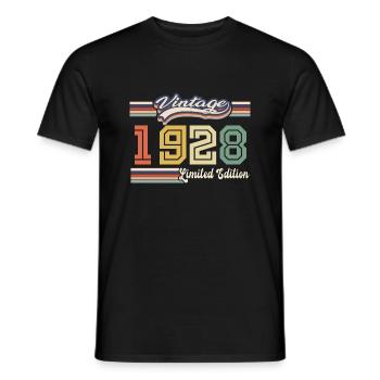 1928 Birthday Gift Awesome Since 1928 Came - Men's T-Shirt - black - Front - AI Model Male 178 light (178cm)