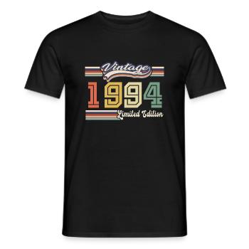Cadeau D'anniversaire 1994 Génial Depuis 1994 vint - T-shirt homme - noir - Devant - AI Model Male 178 light (178cm)