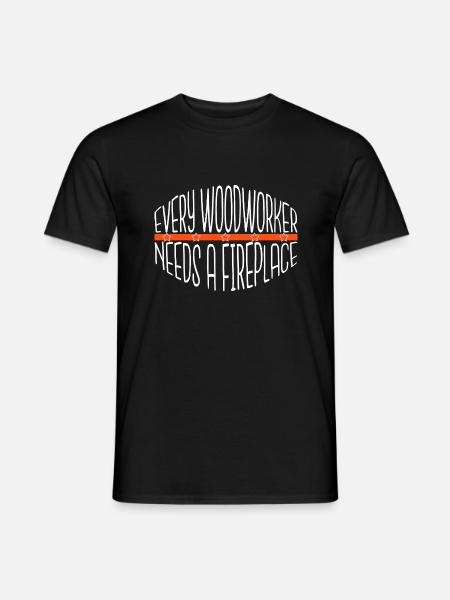Apprentice Carpenter Funny Tshirts - Men's T-Shirt - black