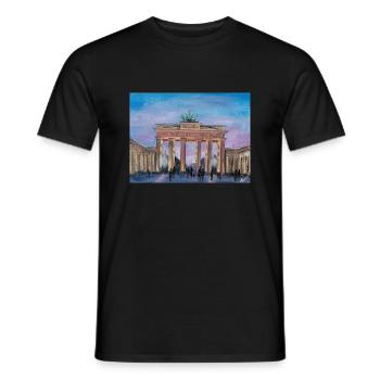 Brandenburgo - Camiseta hombre - negro - delante - AI Model Male 178 light (178cm)