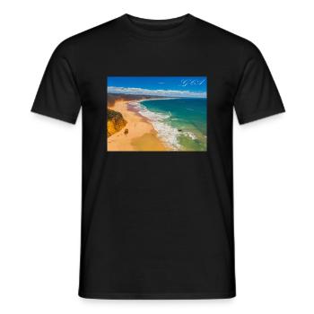 Gold Coast - Männer T-Shirt - Schwarz - Vorne - AI Model Male 178 light (178cm)