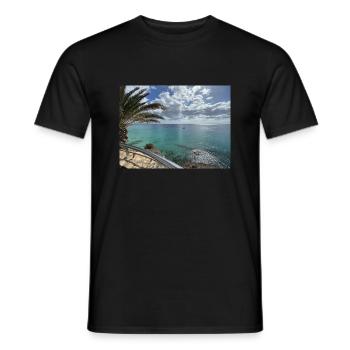 DjNunoKa Design - Prospect of success - Men's T-Shirt - black - Front - AI Model Male 178 light (178cm)