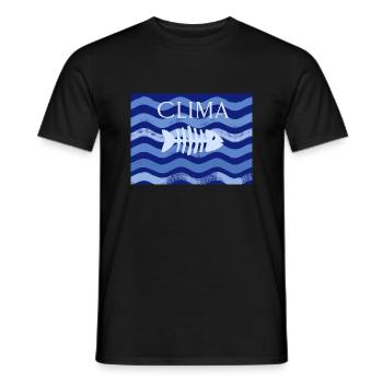 Clima - Männer T-Shirt - Schwarz - Vorne - AI Model Male 178 light (178cm)