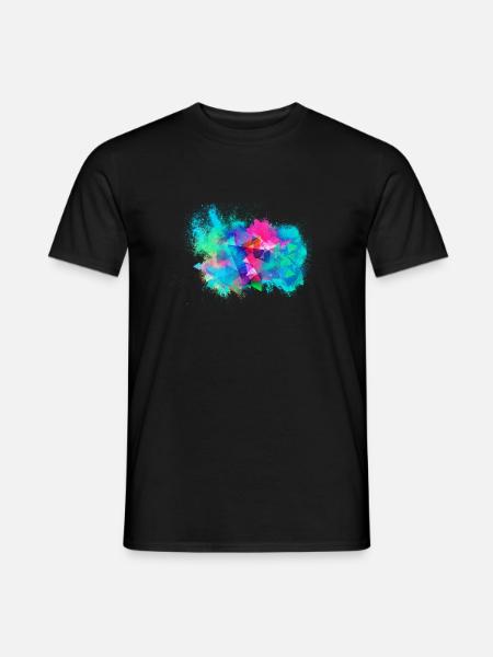 Abstrakt Hintergrund farbenfroh - Männer T-Shirt - Schwarz