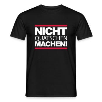 Ne parlez pas de cadeau de chemise | motivation - T-shirt homme - noir - Devant - AI Model Male 178 light (178cm)