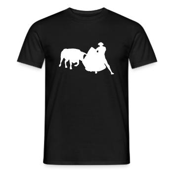 Stier Stierkampf Stierkämpfer Torero Spanien - Männer T-Shirt - Schwarz - Vorne - AI Model Male 178 light (178cm)