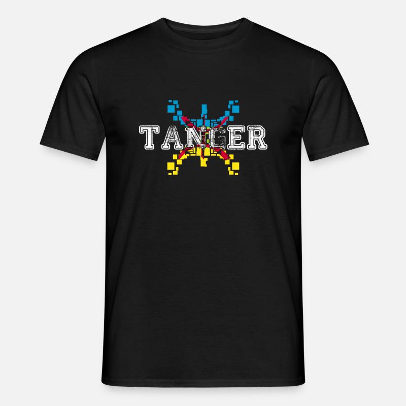 Tangier - Männer T-Shirt - Schwarz
