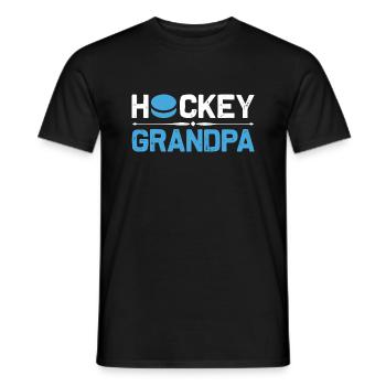 Hockey Grandpa - T-shirt homme - noir - Devant - AI Model Male 178 light (178cm)