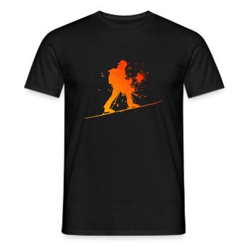 Ski Tour Ski Hommes Ski De Randonnée Femmes Ski Tour - T-shirt homme - noir - Devant - AI Model Male 178 light (178cm)
