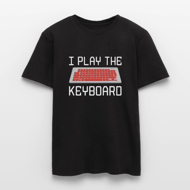 I Play The Keyboard Programmer Software Developer Männer T-Shirt